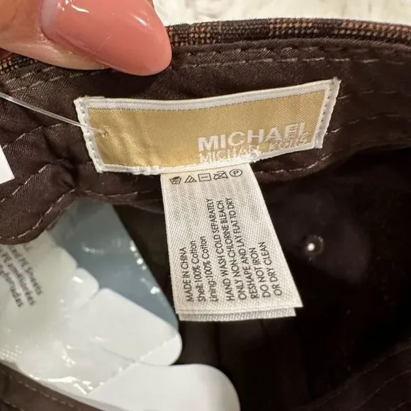 MICHAEL KORS SIGNATURE LOGO BASEBALL CAP New - Picture 3 of 7